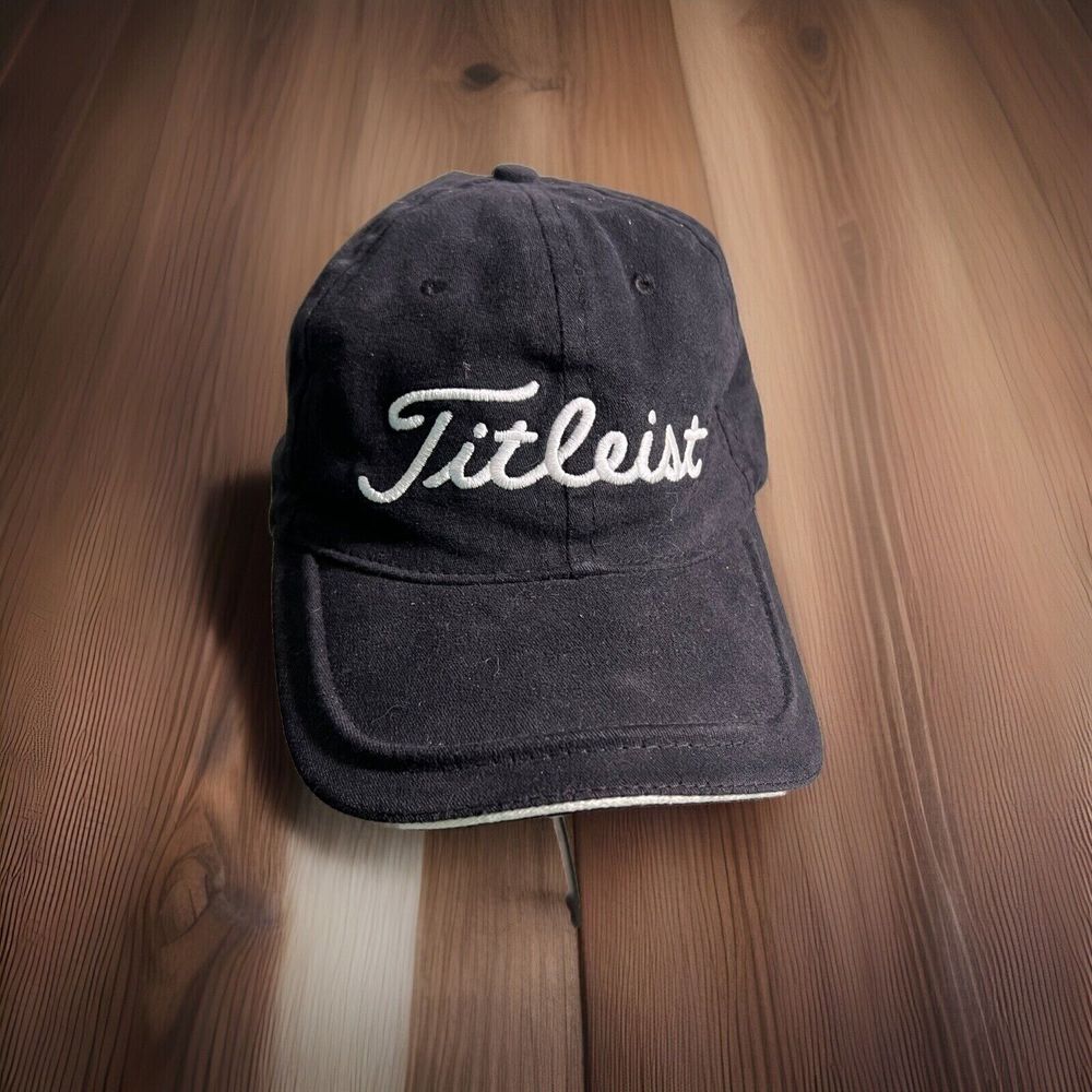 Titleist Legendary True Fit‎ Ball Golf Hat Cap Black M/L